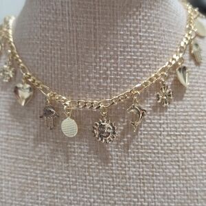 Gold Charm Anklet